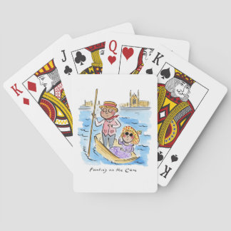 Baraja De Cartas Puntando en el Cam, Cambridge