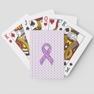 Baraja De Cartas Punto rosado cristalino de la conciencia de la