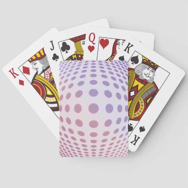 Baraja De Cartas Puntos convexos (Reverso)