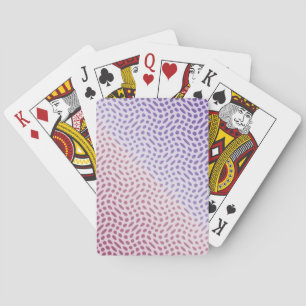 Baraja De Cartas Puntos en rosa y magenta
