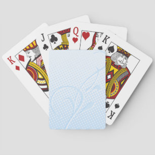Baraja De Cartas Puntos Flourish y Blue