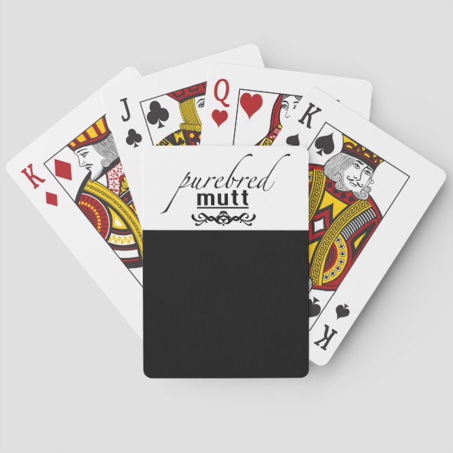 Baraja De Cartas Purebred Mutt (Reverso)