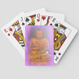 Baraja De Cartas purple aura buddha playing cards