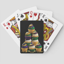 BARAJA DE CARTAS PURPLE GREEN GOLD MARDI GRAS SWEETS