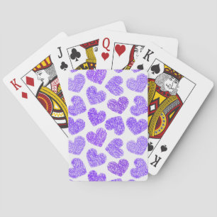 Baraja De Cartas Purple hearts Playing Cards