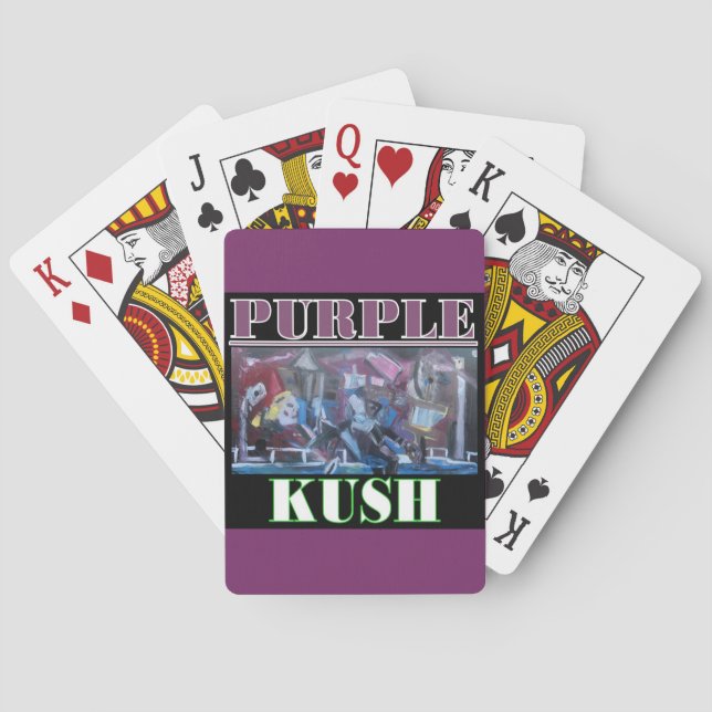 BARAJA DE CARTAS PURPLE KUSH (Reverso)