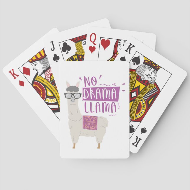Baraja De Cartas Purple no Drama Llama (Reverso)