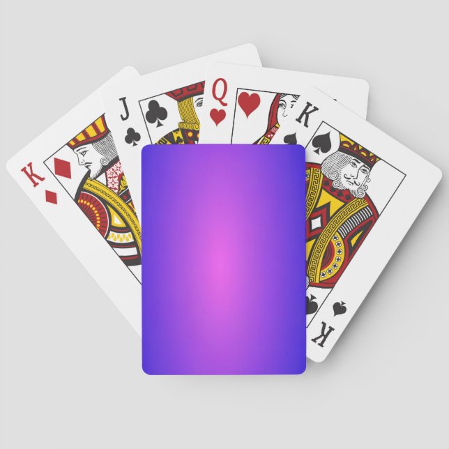Baraja De Cartas Púrpura (Reverso)