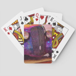 Baraja De Cartas Púrpura Hot Rod Cerrar tarjetas de reproducción