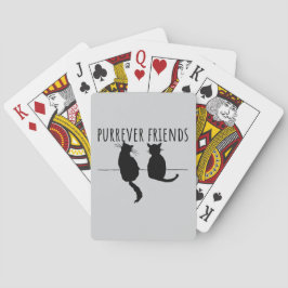 Baraja De Cartas Purrever Friends Cute Cat Best Friends