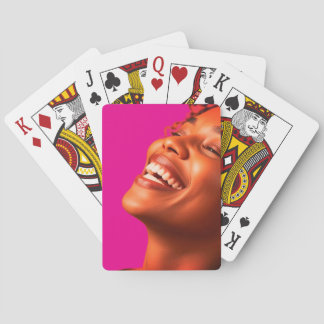 Baraja De Cartas Put Her Photo on a Pack of Classic Playing Cards