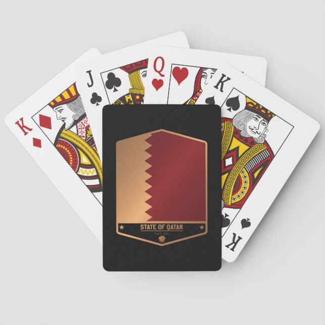 Baraja De Cartas Qatar (Reverso)