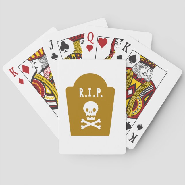 Baraja De Cartas QEPD Skull (Reverso)