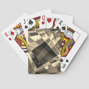 Baraja De Cartas Quadrados e retângulos inclinados, madeira ou bega