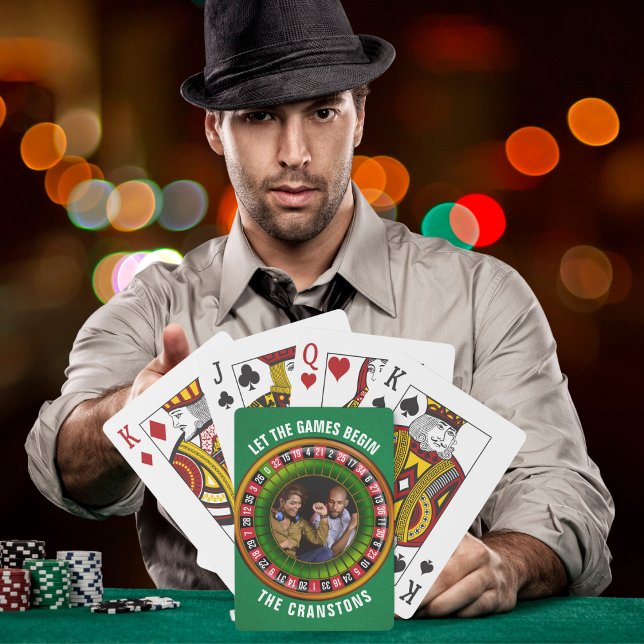 Baraja De Cartas Que los juegos empiecen el diseño de la ruleta (Subido por el creador)