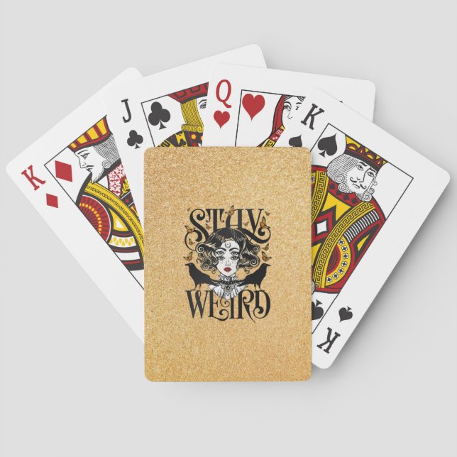 Baraja De Cartas Quédate raro (Reverso)