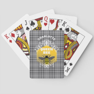 Baraja De Cartas Queen Bee Funny Cute Girly Personalizado