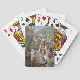 Baraja De Cartas Queen Guinevere's Maying (by John Collier)