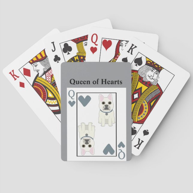 Baraja De Cartas Queen of Hearts (Reverso)
