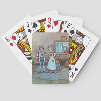 Baraja De Cartas Queen of Hearts Nursery rhyme Illustration 