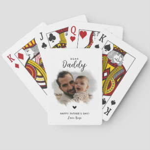 Baraja De Cartas Querido papá Día moderno del Padre del Corazón