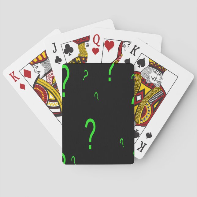 Baraja De Cartas Question Marks (Reverso)