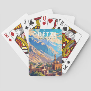 Baraja De Cartas Quetta Pakistan Viaje de arte