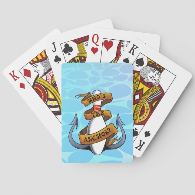 Baraja De Cartas ¿Quién es el Ancla? (Reverso)