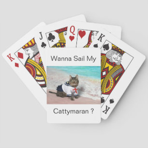Baraja De Cartas ¿Quieres Navegar Mi Cattymaran ?