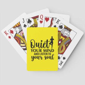 Baraja De Cartas Quiet Your Mind and Listen to Your Soul Relaxation