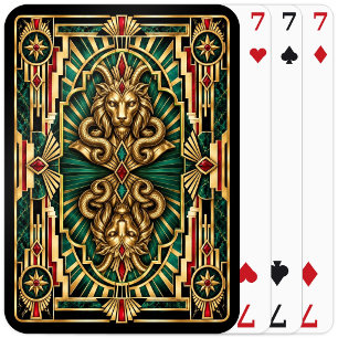 Baraja De Cartas Quimera, Art Deco Mitológica