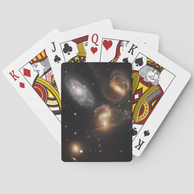Baraja De Cartas Quinteto de Stephan: Un Naufragio Galáctico (Reverso)