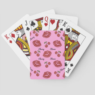 Baraja De Cartas RAB Rockabilly Besos de Cereza en Rosa
