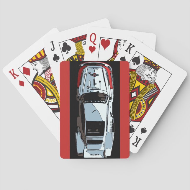 Baraja De Cartas RACE CAR - Nº 1 arriba (Reverso)