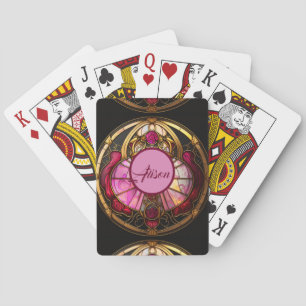 Baraja De Cartas Radiancia de rubí de cáncer