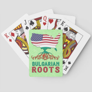 Baraja De Cartas Raíces búlgaras norteamericanas