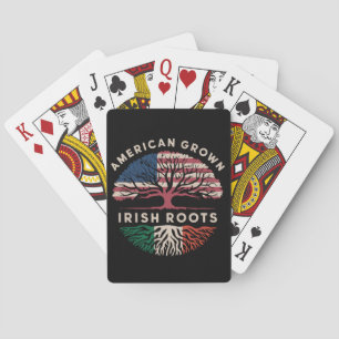Baraja De Cartas Raíces irlandesas de la cosecha norteamericana en 