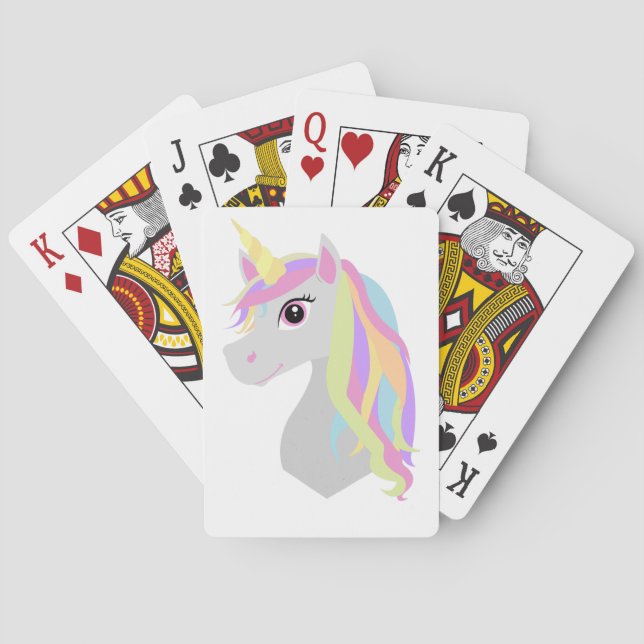Baraja De Cartas Rainbow Unicorn (Reverso)