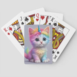Baraja De Cartas Rainbow Unicorn Kitten