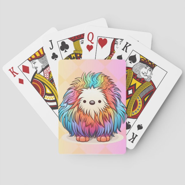 Baraja De Cartas Rainbow Yeti (Reverso)