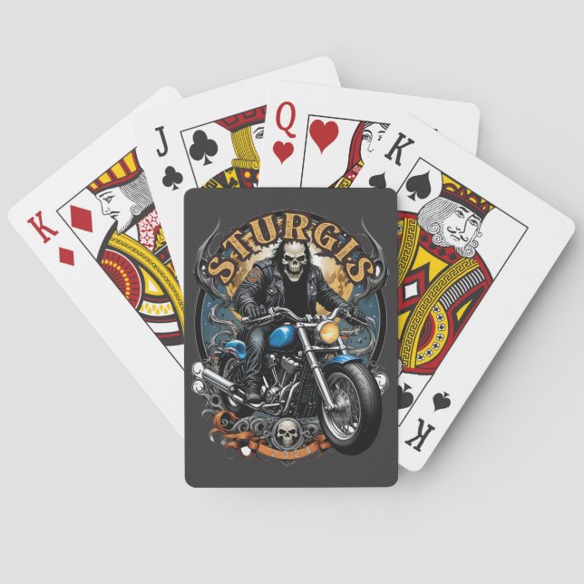 Baraja De Cartas Rally Sturgis 2024 (Reverso)
