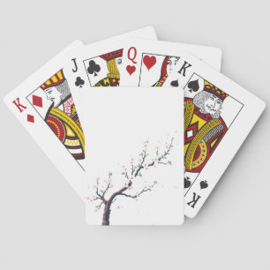 Baraja De Cartas Rama de árbol japonesa minimalista