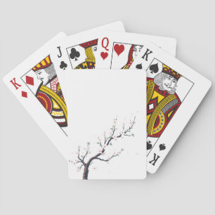 Baraja De Cartas Rama de árbol japonesa minimalista