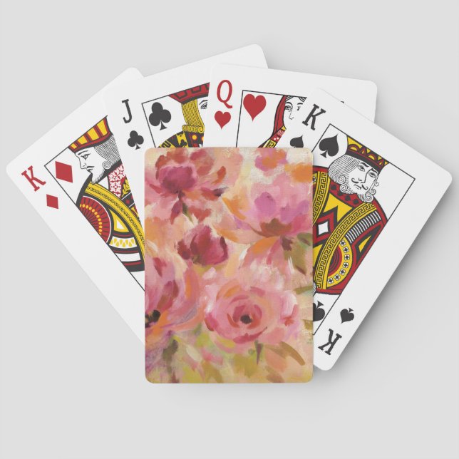 Baraja De Cartas Ramo de rosas (Reverso)