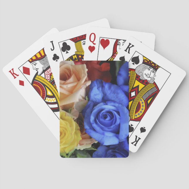 Baraja De Cartas Ramos de rosas frescas surtidas (Reverso)