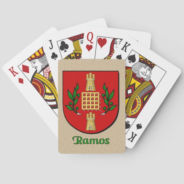 Baraja De Cartas Ramos Heraldic Shield (Reverso)