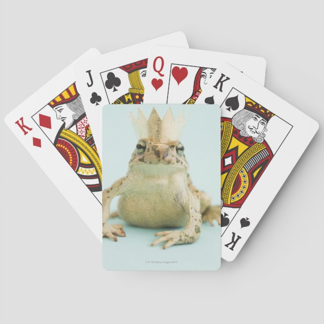 Baraja De Cartas Rana con corona (Reverso)
