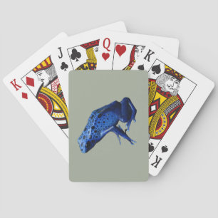 Baraja De Cartas Rana Dart de veneno azul