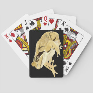 Baraja De Cartas Rana de madera