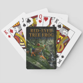 Baraja De Cartas Rana De Ojos Rojos Del Bosque Lluvioso ANIMALES Pó